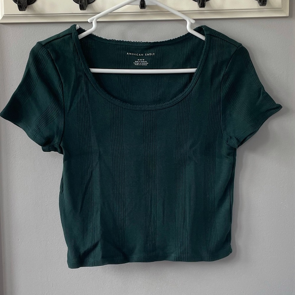 forest green top